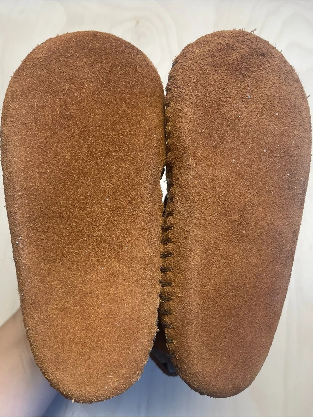 Minnetonka Kids Brown Suede Fringe Moccasin Boots